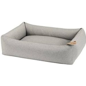 MiaCara Hundebett Mare in Sand S S Grau für Welpen  für alle Hunde  hoher Rand  erholsamer Schlaf  orthopädisch  schonend für Gelenke  formbestä