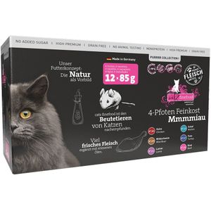 catz finefood Puur Multipak Maaltijdzakjes 12 x 80/85 g Kattenvoer - Multipak 1