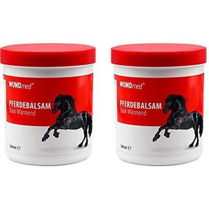 HAC24 Set van 2 paardenbalsem 500 ml massagegel verwarmend sterk bij gewrichtsklachten, rugspanning en spierpijn