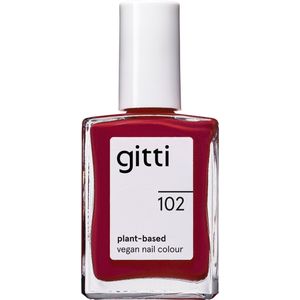 Gitti - Nagellak No. 102 - Classic Red - Duurzaam - Langhoudend