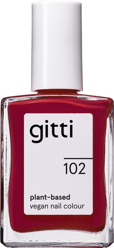 Gitti - Nagellak No. 102 - Classic Red - Duurzaam - Langhoudend