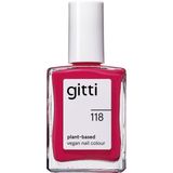 Gitti - Nagellak No. 118 - Raspberry Red - Duurzaam