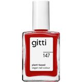 Gitti - Nagellak No. 147 - Real Red - Duurzaam - Langhoudend
