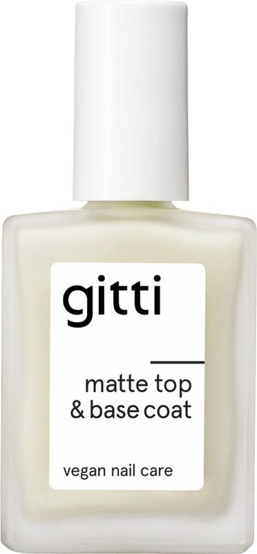 Gitti - Matte Top & Base Coat - Nagellak - Transparant - 2-in-1