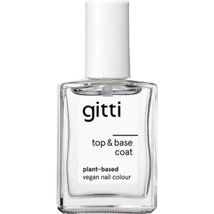 Gitti - Plant-Based Top & Base Coat - Nagellak - Vegan - 2-in-1 Formule