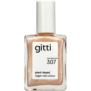 Gitti - Nagellak No. 307 - Tiny Dancer Cream - Lichte Goudkleurige Tint - Met Shimmer
