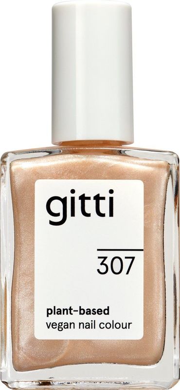 Gitti - Nagellak No. 307 - Tiny Dancer Cream - Lichte Goudkleurige Tint - Met Shimmer