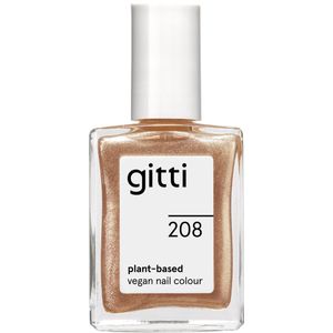 Gitti - Nagellak - No. 208 - Sun Glow - Gouden Tint
