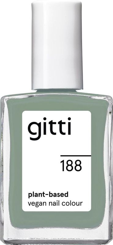 Gitti - Nagellak No. 188 - Frosty Sage - Groene Tint - Duurzaam