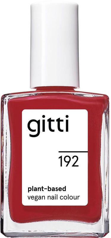 Gitti - Nagellak No. 192 - Hibiscus Red - Duurzaam - Langhoudend