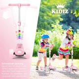 KIDIZ - X-Pro2 - Driewieler Step - LED Wielen - Aluminium Stuur - Vouwfunctie