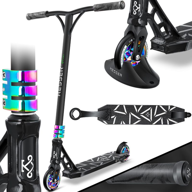 KESSER - GT-Limit - Funscooter - Zwart - Aluminium - 110 mm Wielen