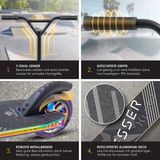 KESSER - X-Limit - Stuntstep - Regenboog - Opvouwbaar en Verstelbaar