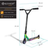 KESSER - X-Limit - Stuntstep - Regenboog - Opvouwbaar en Verstelbaar