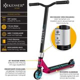 KESSER - Stuntstep X-Limit-Pro - Roze / Turkoois - Funscooter - 360° Sturing