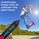 KESSER - Stuntstep X-Limit-Pro - Roze / Turkoois - Funscooter - 360° Sturing
