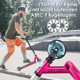 KESSER - Stuntstep X-Limit-Pro - Roze / Turkoois - Funscooter - 360° Sturing