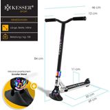 KESSER - Stuntstep X-Limit-Pro - Chroom - Funscooter - 360° Sturing
