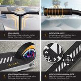 KESSER - Stuntstep X-Limit-Pro - Chroom - Funscooter - 360° Sturing