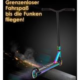 KESSER - Stuntstep X-Limit-Pro - Regenboog - T-vorm - 110 mm PU Wielen
