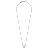 Firetti Kette mit Anhänger Solitär, klassisch, zeitlos, mit Glasstein