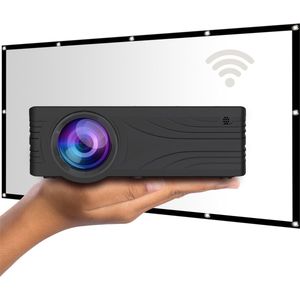 La Vague LV-HD240 Wi-Fi BUNDEL (HD, 2000 lm), Beamer, Zwart