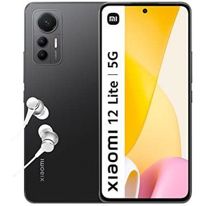 Xiaomi 12 Lite 5G – smartphone 8 + 256 GB, display 6,55 inch 120 Hz AMOLED, processor Snapdragon 778G, drievoudige camera 108 MP, batterij 4300 mAh met Turbo Charge 67 W, zwart