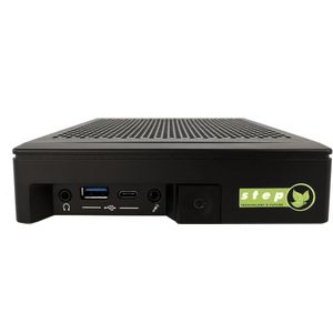 Step PC Micro DS230P incl. Windows 10 IoT 2021 (AMD Ryzen R1305G 8GB 256GB SSD Radeon Vega 3 Graphic (256 GB, 8 GB, AMD C-50, Radeon RX Vega 3), PC, Zwart