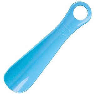 biped schoenlepel kunststof 18 cm – Mini schoenlepel ergonomisch reisformaat – Handig voor kinderen en volwassenen – Compact hulpmiddel onderweg z2798(lichtblauw)