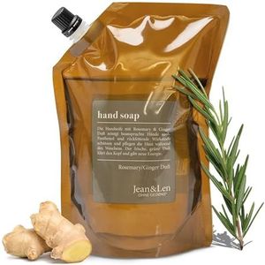 Jean & Len - Rosemary & Ginger - Vloeibare Handzeep - 500 ml - Vrij van Parabenen en Siliconen