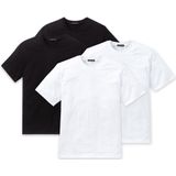 SCHIESSER T-shirt American T-Shirt Verpakking van 4