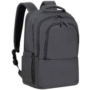 RIVACASE 8435 black Coated ECO Laptop Backpack 15.6"", zwart, 15,6"", Eco