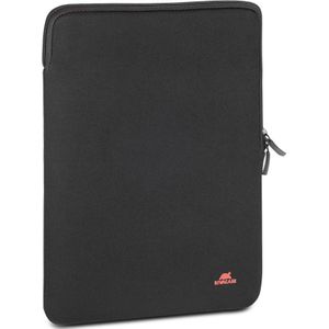 RivaCase Antishock 5221 MacBook 13 case, verticaal, zwart, twee ritsen