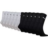 Puma - Combi - Sport Sokken - Zwart - 12-paar Voordeelverpakking