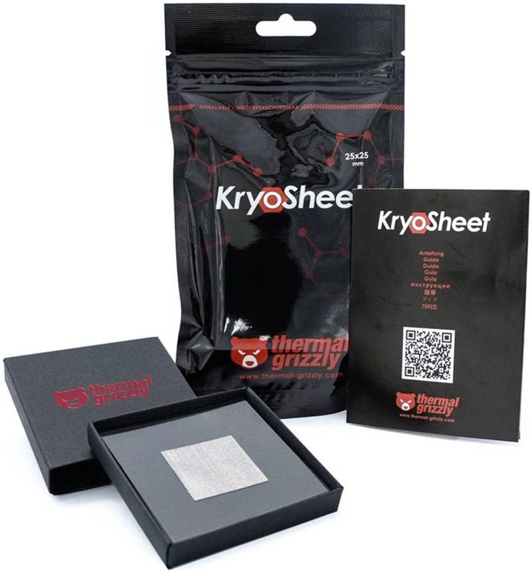 Thermal Grizzly - KryoSheet - Thermische Pad - 25 x 25 mm - Graphen