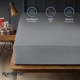 Komfortec® Hoeslaken - 180x200 - Microvezel - Zacht - Ademend