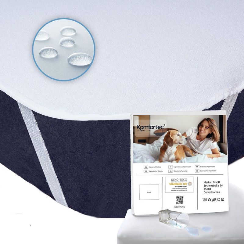 Matrasbeschermer - Waterdicht - Wit - Polyester