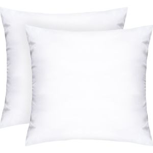 Komfortec Kussens (2 stuks set), Microvezel Binnenkussen, Vulkussen, Kussenvulling, Extra Gevuld 300 gram