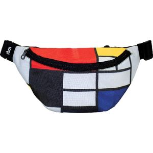 LOQI Bum Bag M.C. - Composition with Red, Yellow, Blue and Black Recycled