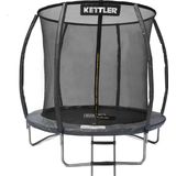 Kettler Trampoline Jump - 244cm rond - incl. veiligheidsnet - incl. ladder - zwart