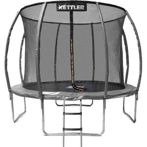 Kettler Trampoline Jump - 305cm - incl. veiligheidsnet - incl. ladder - zwart
