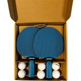 KETTLER Match - Tafeltennisbatjes - set van 2 batjes & 6 ballen - Pingpong batjesset - outdoor