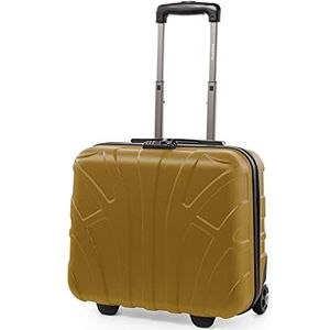 SUITLINE - Koffer met wielen, harde schaal met volumeverlenging, TSA-vergrendeling, ABS, mat, 4 rubberen dubbele wielen, 38 cm