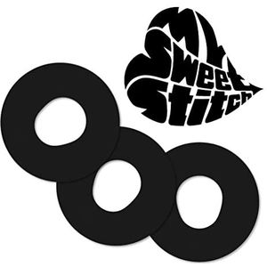 MySweetStitch | Pleister voor Dexcom G7 Sensor | Waterdicht, ademend en huidvriendelijk Rond (25 stuk) | Made in Germany | Buiten Ø 65mm | Zwart