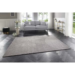 Vloerkleed Panglao - Grijs maat: 170x120cm - materiaal: Polypropyleen - Dekbed-Discounter.nl