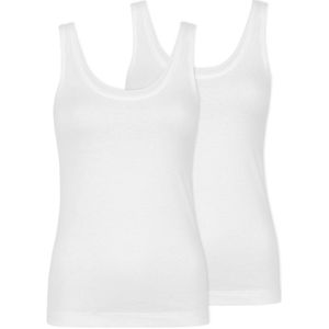 SNOCKS - Tank Top - Dames - Biologisch Katoen - 2-Pack - Slim Fit Pasvorm