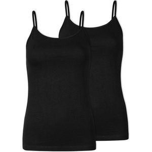 SNOCKS - Spaghetti Top - Dames - Biologisch Katoen - 2-Pack - Slim Fit Pasvorm