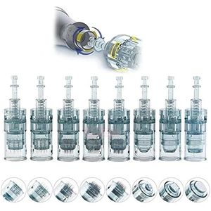 Dermapen Naalden Microneedling Pen Reservekoppen Naaldpatronen voor Dr. Apparaten M8, Hoeveelheid: 10 stuks, Type:16 Pins
