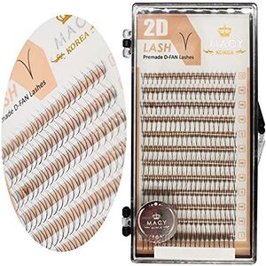P-Beauty Cosmetic Accessories | Macy Y-Lashes 2D volumetechnologie | volumewimpers voor professionele wimperverlenging | Curl / buiging: C| Dikte: 0,15mm | Lengte 8-15mm en Mix Box (15mm)
