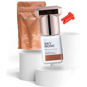 P-Beauty Cosmetic Accessories Sky Glue wimperlijm voor professionele wimperverlenging, biedt lange houdbaarheid, wimpers, droogtijd 0,5 sec. | Kleur: zwart | 5 ml (rosé)
